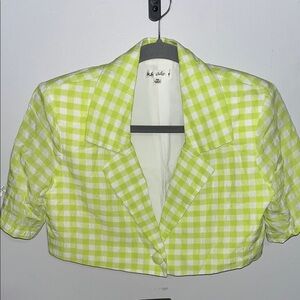 For Love and Lemons cropped blazer